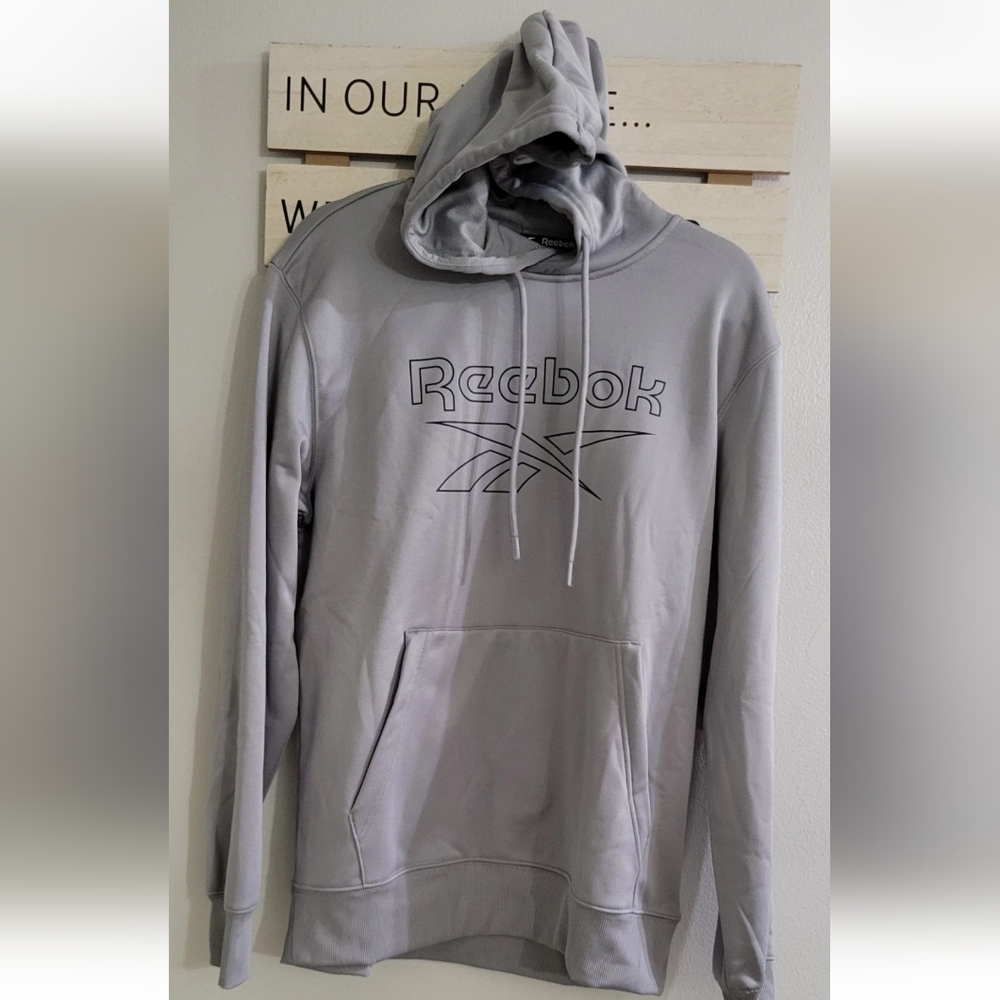 Reebok Box Jump Tech Hoodie Men's Size‎ Medium Brand New Sleet Heather Nice!